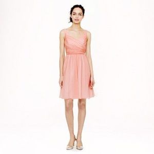 Jcrew Silk Chiffon Dress